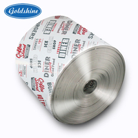 Papier d'aluminium imprimé couleur, feuille d'aluminium, papier d'emballage pour hamburgers