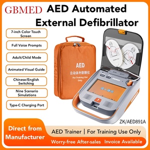 เครื่องฝึกหัด <span class=keywords><strong>AED</strong></span> แบบพกพา หน้าจอสัมผัสสีขนาด 7 นิ้ว คุณภาพสูง สำหรับฝึกปฐมพยาบาลฉุกเฉิน - Product Image 5