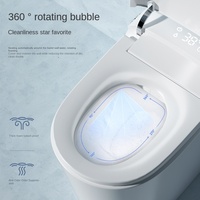Inodoro Inteligente con Protección de Espuma Integrada, Prevención de Olores, Sin Restricciones de Presión de Agua, Descarga Activada por Tacto, Control Remoto
