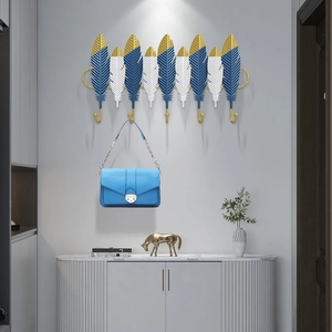 <span class=keywords><strong>Table</strong></span> d'entrée moderne nordique 65-90*35cm, étagère à clés, salon, décoration créative en fer forgé, crochet pour vêtements et chapeaux - Product Image 4
