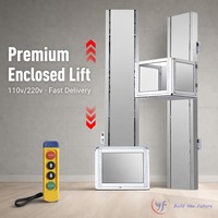 Outdoor-Warenlift zur Wandmontage, Elektrisch-Hydraulischer Typ, Wetterfester Warenlift
