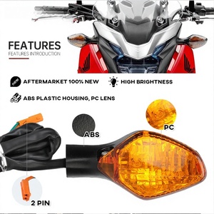 Motorcycle Turn Signal Light LED Model 0199 Multi-Position for CBR500R CBR650F CB650F CB500F <strong>CB500X</strong> Retrofit/Upgrade - Product Image 5