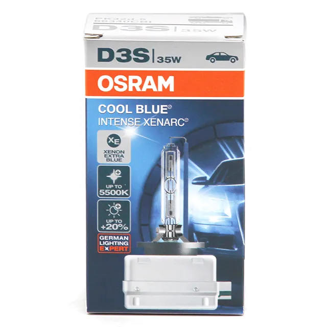 Osram HID D3S 12V35W 66340CBI coool Blue automotriz 5500K bombillas de faros de xenón