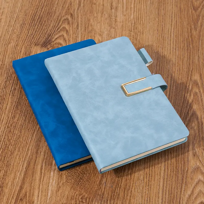 Custom Notebooks Waterproof A6 A5 A4 Size Hardcover PU Leather Journal Binder Daily Business Agenda Calendar Planner Notebook