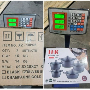 Bộ nồi chống dính HK <span class=keywords><strong>Small</strong></span> Drill 10 món dành cho gia đình - Product Image 2