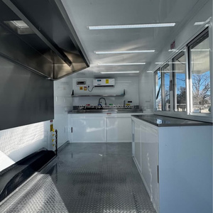 Remorque de camion-restaurant de 14 pieds avec cuisine complète, chariot alimentaire mobile, conteneur restaurant, remorque bar mobile, boutique de pizzas et de grillades - Product Image 6