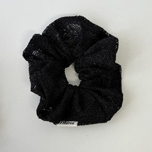 Serre-tête en tissu ajouré pour femme, élégant et vintage, accessoire capillaire d'été, attache pour queue de cheval haute - Product Image 5