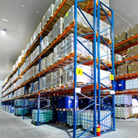 Sistema de Estanterías de Almacén de Alta Resistencia en Acero 5D, Estantería Selectiva para Paletas, Resistente, Modular, Ajustable, Almacenamiento Industrial