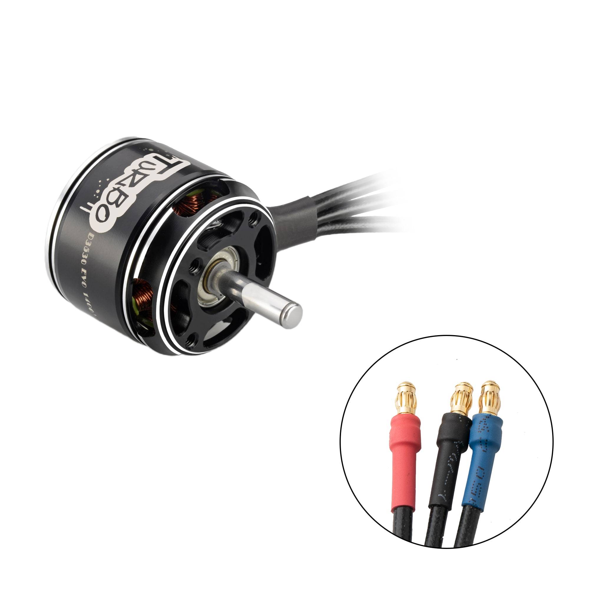 Moteur Brushless 2814 1400KV Pour Avion RC Voilure Fixe - Puissance 3-4S, Poussée Jusqu'à 2020g, Idéal Modélisme