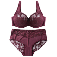 Set Bra dan Celana Dalam Seksi Wanita Populer Set Bra Lingerie Renda