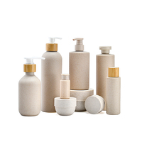 Bouteille de Shampooing en Plastique Conteneur de Beurre Corporel Cosmétique Biodégradable en Paille de Blé 1oz 2oz 3oz 5oz 8oz 10oz 250ml 500ml