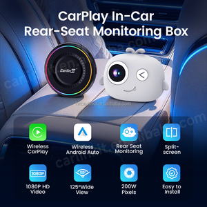 Moniteur bébé multi-fonctions 4 en 1, dongle 256 Go, Android Auto, caméra de siège arrière, caméra pour animaux de compagnie, CarPlay, vision nocturne HD, adaptateur CarPlay sans fil - Product Image 2