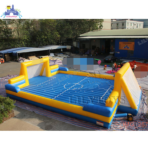 Pista de <span class=keywords><strong>campo</strong></span> de fútbol inflable para niños y adultos, juegos deportivos en el suelo - Product Image 1