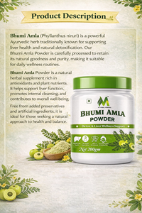 Polvo Puro de Bhumi Amla, Extracto de Planta, Suplemento Herbal Natural para el Apoyo del Hígado, Refuerzo de la Inmunidad y Bienestar General - Product Image 4