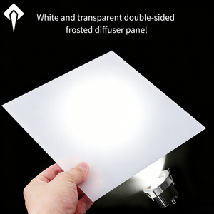 Panel LED para Techo, Lámpara de Techo, Caja de Luz, Letrero Retroiluminado, Iluminación Comercial Publicitaria, Policarbonato Blanco Semitranslúcido - Product Image 2