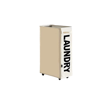 Household Double Easily Transport Foldable Dirty <strong>Laundry</strong> <strong>Basket</strong> Hamper <strong>with</strong> <strong>Wheels</strong> Dirty <strong>Laundry</strong> <strong>Basket</strong> - Product Image 2