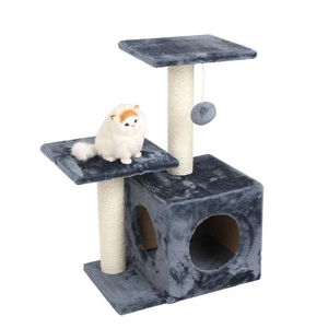 PetLike Eco Friendly Wooden <b>Cat</b> Tree Furniture Toys <b>Cat</b> <b>Scratching</b> <b>Posts</b> <b>for</b> <b>Cats</b> - Product Image 3