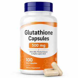 Complément alimentaire de haute qualité, biologique, végétalien, L-glutathion liposomal, antioxydant, beauté, soutien immunitaire, en capsules pour adultes et nouveau-nés - Product Image 1