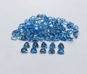 ธรรมชาติสำหรับสวิสสีฟ้าบุษราคัมล้านล้านตัดหลวมอัญมณี4-8มม. สำหรับเครื่องประดับที่ได้รับการรับรองจาก IGI - Product Image 1