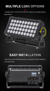 بوركون Seetronic مقاوم للماء 40X15w RGBW 4in1 <span class=keywords><strong>LED</strong></span> لون المدينة في الهواء الطلق جسور المناظر الطبيعية في الهواء الطلق منتزهات الشواطئ - Product Image 2