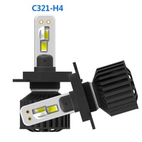 Nouvelles ampoules de phares de voiture LED sans ventilateur Globalpowerleds 20000LM H4/H7/H1/H3/H13 - Phares de voiture les plus lumineux - Garantie de 2 ans