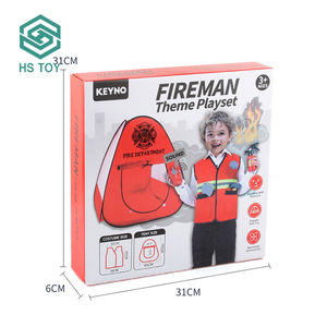 Ensemble de jeu de rôle HS <span class=keywords><strong>maison</strong></span> tente <span class=keywords><strong>pompier</strong></span> jouet Costume <span class=keywords><strong>pompier</strong></span> vêtements Station de feu pour enfants - Product Image 5