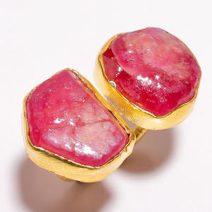 Girls Fashion 925 Sterling Silver Gold Plated Ring, Natural <b>Black</b> Tourmaline Gold Plated Ring, Handmade Silver <b>Jewelry</b> Supplier - Product Image 5