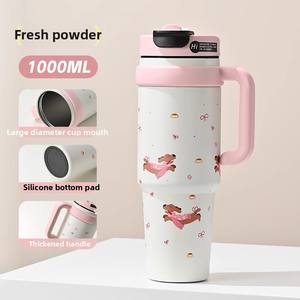 Tasse thermos à accès PC de grande capacité pour le bureau. Luxe haut de gamme inspiré des Big Mac Girls pour les cadeaux d'affaires. - Product Image 3