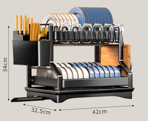 2025 estante <span class=keywords><strong>de</strong></span> secado <span class=keywords><strong>de</strong></span> <span class=keywords><strong>platos</strong></span> <span class=keywords><strong>de</strong></span> <span class=keywords><strong>2</strong></span> <span class=keywords><strong>niveles</strong></span> <span class=keywords><strong>de</strong></span> gran capacidad <span class=keywords><strong>de</strong></span> alta calidad sobre el fregadero <span class=keywords><strong>escurridor</strong></span> <span class=keywords><strong>de</strong></span> <span class=keywords><strong>platos</strong></span> estante <span class=keywords><strong>de</strong></span> <span class=keywords><strong>platos</strong></span> para cubiertos estante <span class=keywords><strong>de</strong></span> secado <span class=keywords><strong>de</strong></span> <span class=keywords><strong>platos</strong></span> - Product Image 2