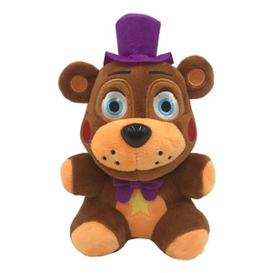 Peluche Fnafs Five Nights at Freddy's (<span class=keywords><strong>FNAF</strong></span>) Pizza Sim, peluche douce de collection, personnage de dessin animé, Fnafs Rockstar Freddy <span class=keywords><strong>Fazbear</strong></span> - Product Image 1
