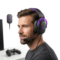 Casque Gaming Filaire Havit H2002C avec Microphone, Casque DJ pour Téléphone Supra-Auriculaire Compatible PS4/PS5