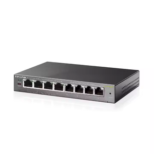 TP-Link TL-SG108PE สวิตช์อัจฉริยะ 8 พอร์ต กิกะบิต พร้อมพอร์ต PoE+ 4 พอร์ต, กำลังไฟ 64W, รองรับ 802.3af/at, ไม่มีพัดลม, ตัวเครื่องโลหะ - Product Image 1