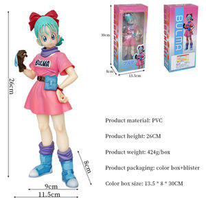 Venta al por mayor para <span class=keywords><strong>Dragon</strong></span> <span class=keywords><strong>Ball</strong></span> <span class=keywords><strong>Z</strong></span> 26CM figuras de acción lindas PVC <span class=keywords><strong>Bulma</strong></span> chica figurita caja de Color decoración coleccionable muñeca Juguetes - Product Image 2
