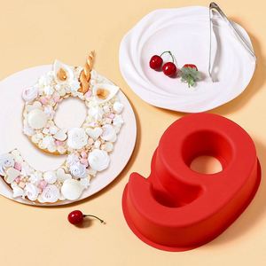 Moule à gâteau en silicone numérique 3D chiffres 0-8, moules de cuisson pour anniversaire, mariage, anniversaire de mariage - Product Image 3