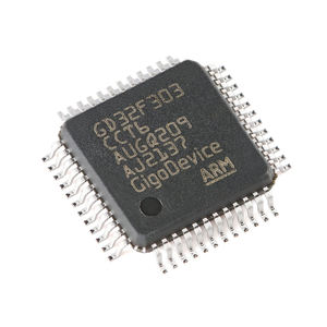 Microcontrolador GD32F303CBT6 Cortex M4 LQFP48 Temporizadores de alta velocidad ADC USB e interfaces para comunicación de detección de Control - Product Image 1