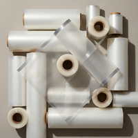 Sac plastique transparent à haute barrière thermique avec texture gaufrée et conception en rouleau pour l'emballage alimentaire commercial