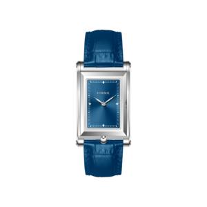 Montre à quartz de luxe <span class=keywords><strong>Formil</strong></span> FL5790 avec boîtier en acier inoxydable 316L, forme carrée, bracelet en cuir unisexe, résistante à l'eau 3BAR - Product Image 4