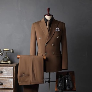 Elegante de gama alta personalizado de 3 piezas Slim Fit hombres Formal <span class=keywords><strong>traje</strong></span> de negocios de fábrica al por mayor personalizado Personal exclusivo vestido conjunto - Product Image 6