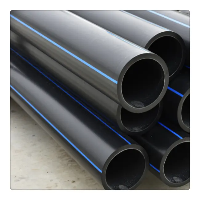 high quality Tianjin DRD PN8 1.5 inch poly PEHD pipe hdpe pipe pe pipe for irrigation