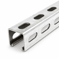 Profilé en C rainuré en acier résistant aux séismes pour le support de tuyaux et de conduites