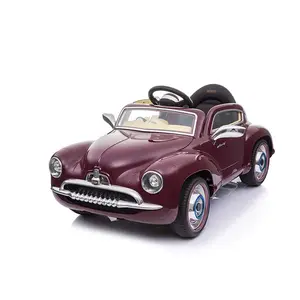 Carro de brinquedo recarregável para meninas, carro vintage para crianças com controle remoto 2019