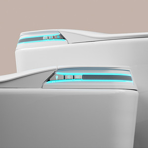 Hiện đại được xây dựng trong bọt chân cảm biến tự động xả nước phòng tắm một mảnh nhà vệ sinh thông minh commode ghế sưởi ấm CHẬU VỆ SINH nhà vệ sinh thông minh - Product Image 3