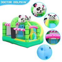 Château gonflable avec toboggan en tissu Oxford, prêt à être expédié, en stock, vente en gros en ligne, pour usage domestique, familial, jardin, cour arrière