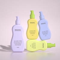 Flacon pulvérisateur cosmétique vide en HDPE au toucher doux 150ML 250ML