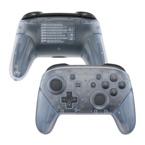 เคสใสสำหรับจอย Nintendo Switch Pro Controller แบบไร้สาย พร้อมแผงด้านหน้าและด้านหลัง ป้องกันการลื่น - Product Image 6