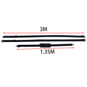 Sangles d'épaule pour planche de surf, en nylon noir, réglables, pour le transport de planches de surf, de paddleboard et de kayak - Product Image 4