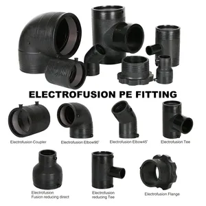 Good Price And Hot Selling HDPE Pipe Fitting Electrofusion Equal Coupler For Water Supply