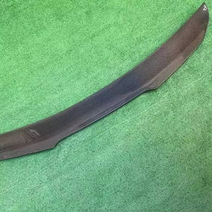 Alerón trasero de fibra de carbono estilo PSM, embellecedores de labios de ala trasera de repuesto para <span class=keywords><strong>Audi</strong></span> <span class=keywords><strong>A6</strong></span> S6 <span class=keywords><strong>C7</strong></span>, piezas de automóviles, alerón trasero para maletero - Product Image 4