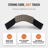 Pesi Regolabili da 0,5LB 1LB 2LB per Polsi e Caviglie, Braccialetti Pesati in Silicone Antiscivolo Ergonomici per Allenamento e Yoga