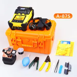 A-87S Fully Automatic Mini Optic Fiber Fusion Splicer Splicing Machine Fiber Optic Tool Set Fiber Fusion Splicer